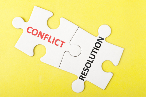 Conflict and resolution words